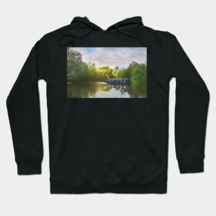 On The Avon A Digital Painting Hoodie